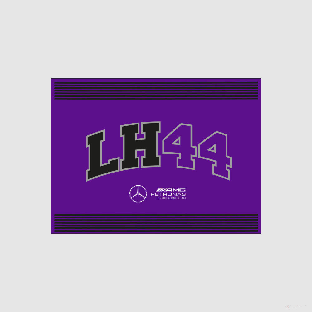 Mercedes Lewis Hamilton 90X120 Flag Without Pole, Purple