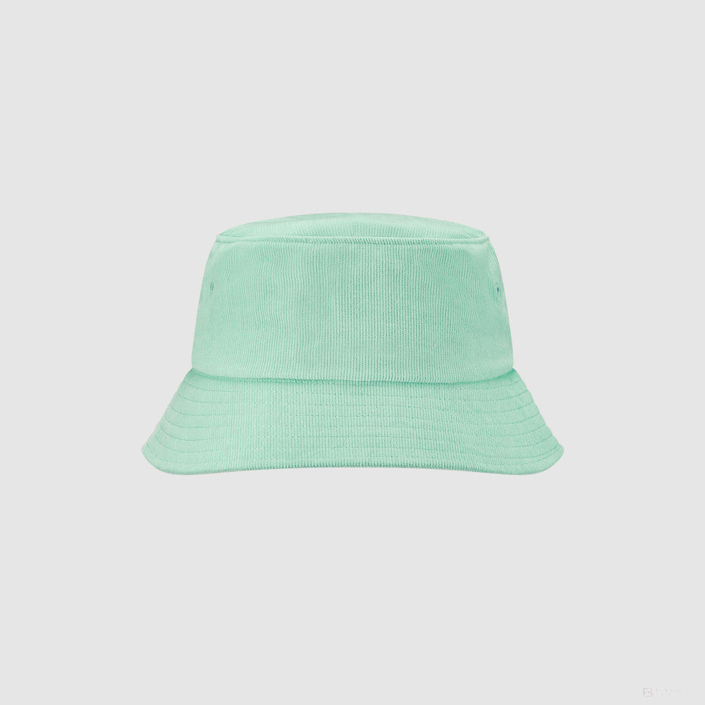 Mercedes Retro Cord Bucket Hat, Mint