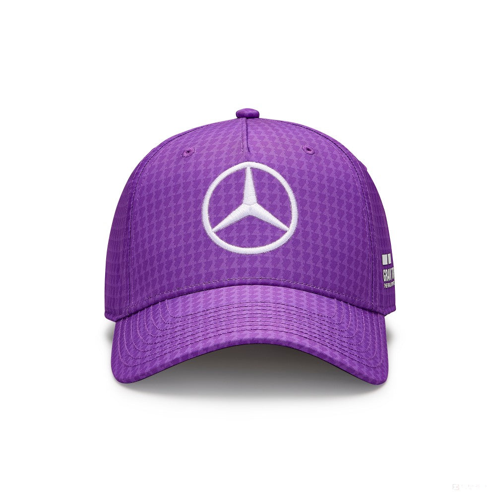 Mercedes Team Lewis Hamilton Col Driver Baseball Cap, Purple, 2023