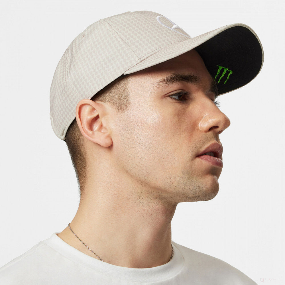 Mercedes Team Lewis Hamilton Col Driver Baseball Cap, Natural, 2023