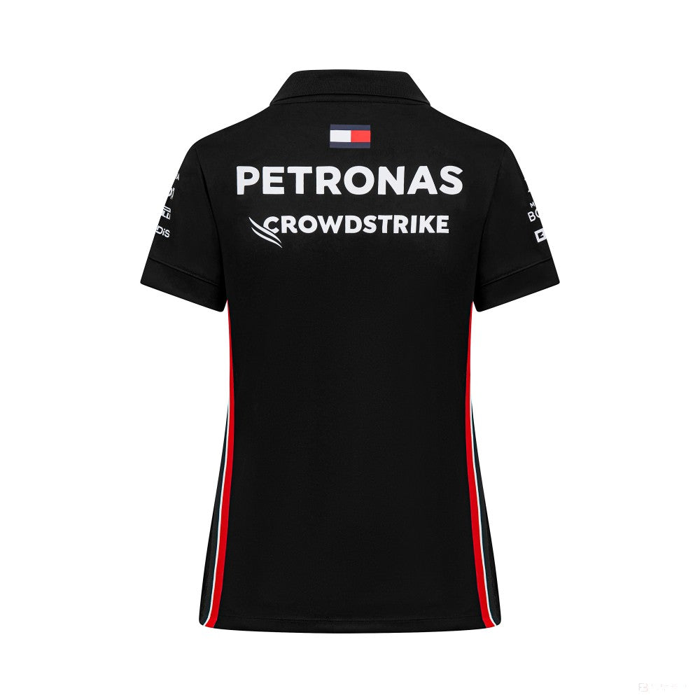 Mercedes Team Womens Polo, Black, 2023