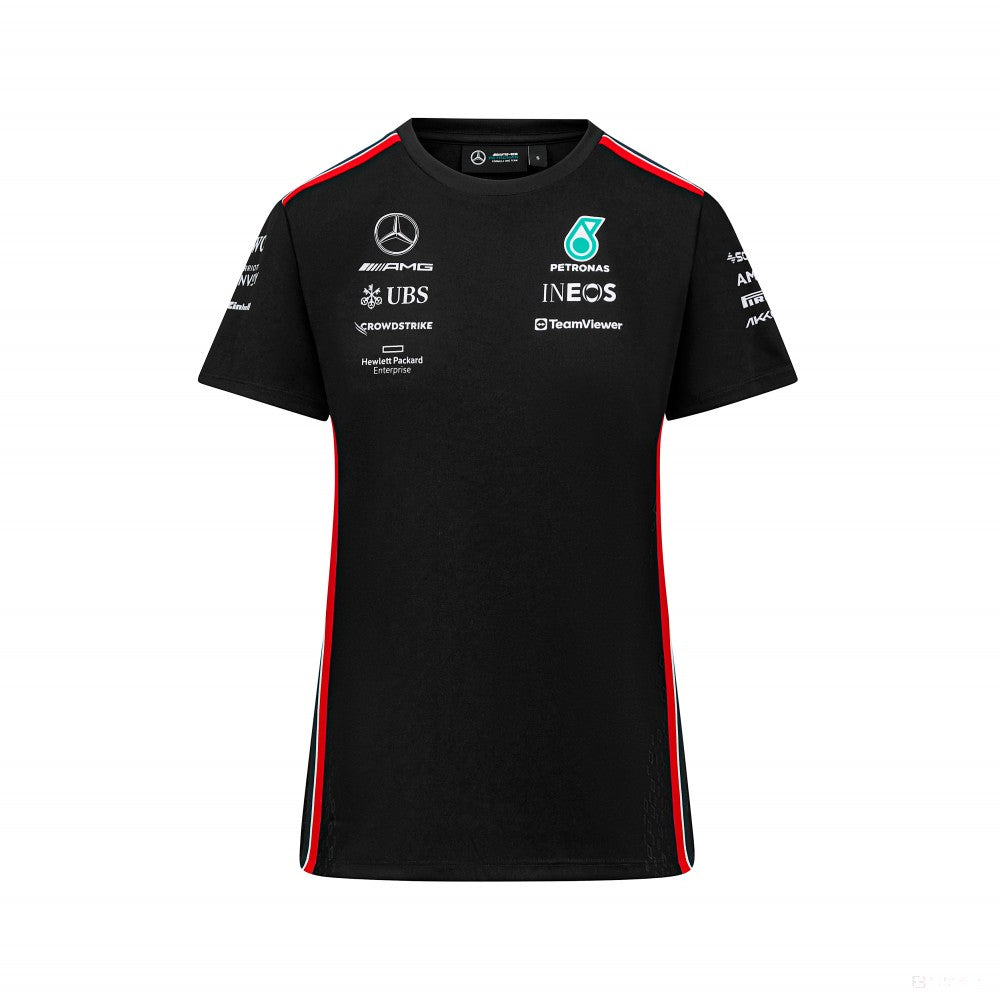 Mercedes Team Womens Driver Tee, Black, 2023