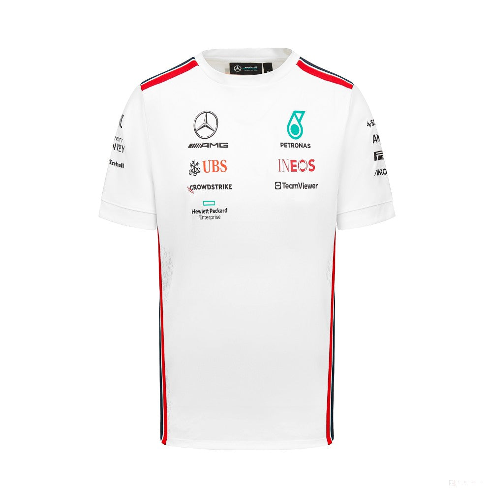 Mercedes Team Mens Driver Tee, White, 2023