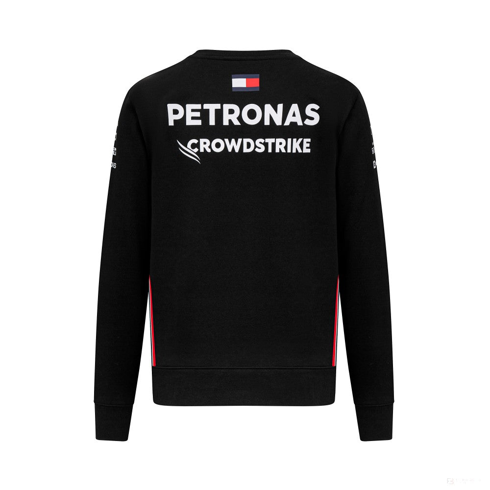 Mercedes Team Crew Sweatshirt, Black, 2023