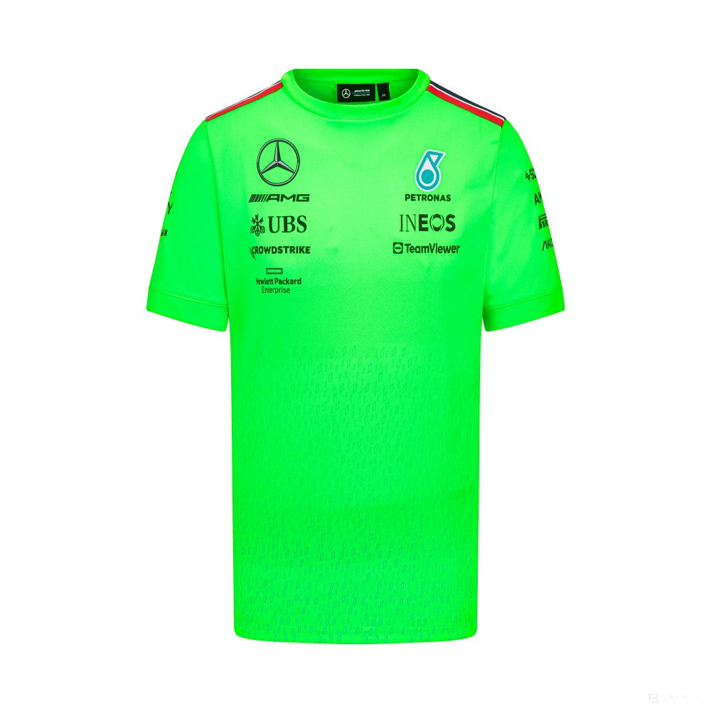 Mercedes Team Set Up Tee, Green, 2023