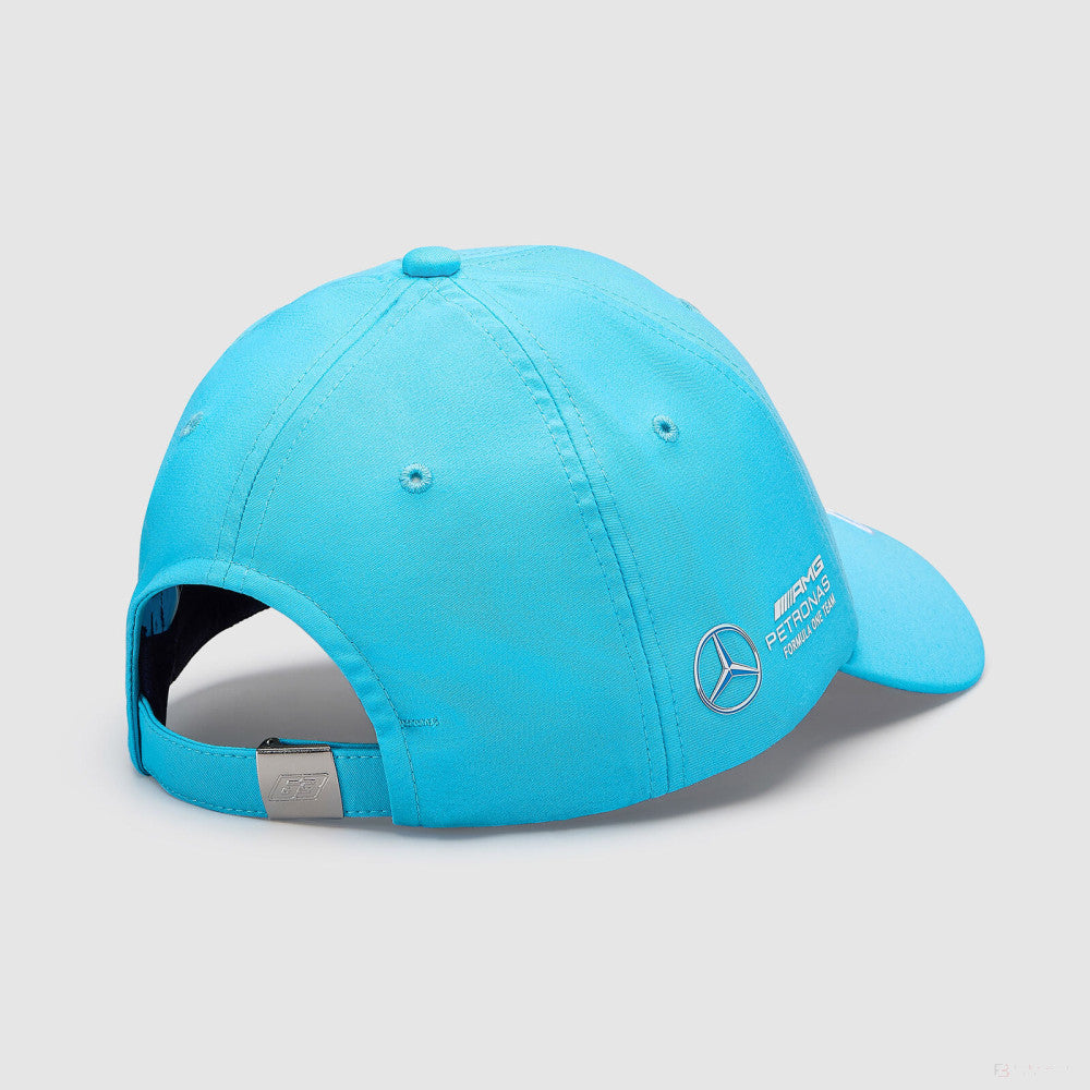 Mercedes Team George Russell Driver Dad Cap, Blue, 2023