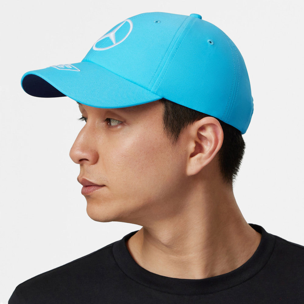 Mercedes Team George Russell Driver Dad Cap, Blue, 2023