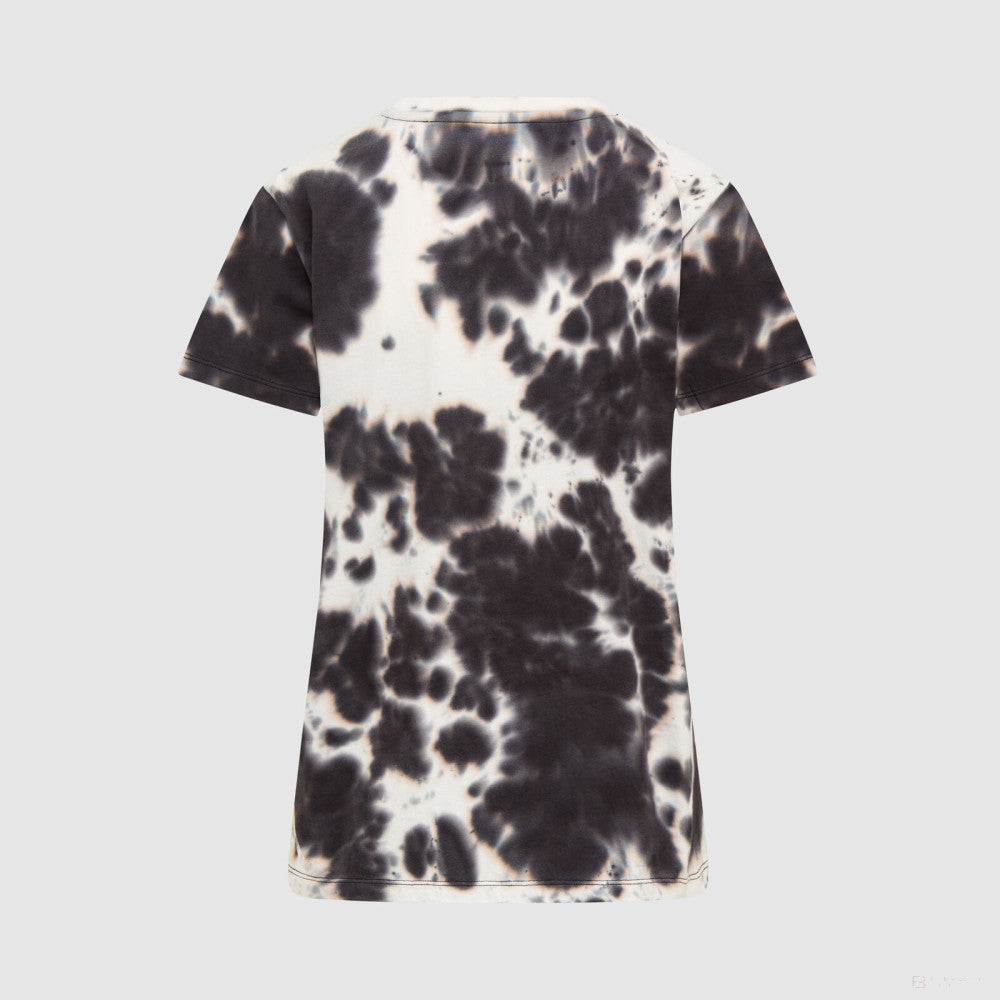 Mercedes Womens Tie Dye Tee, Grey