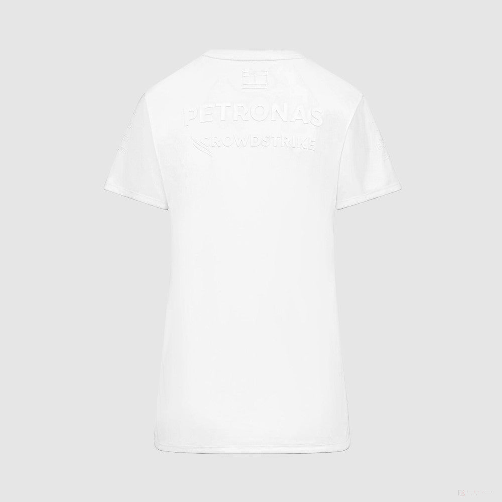 Mercedes t-shirt, womens, stealth, white