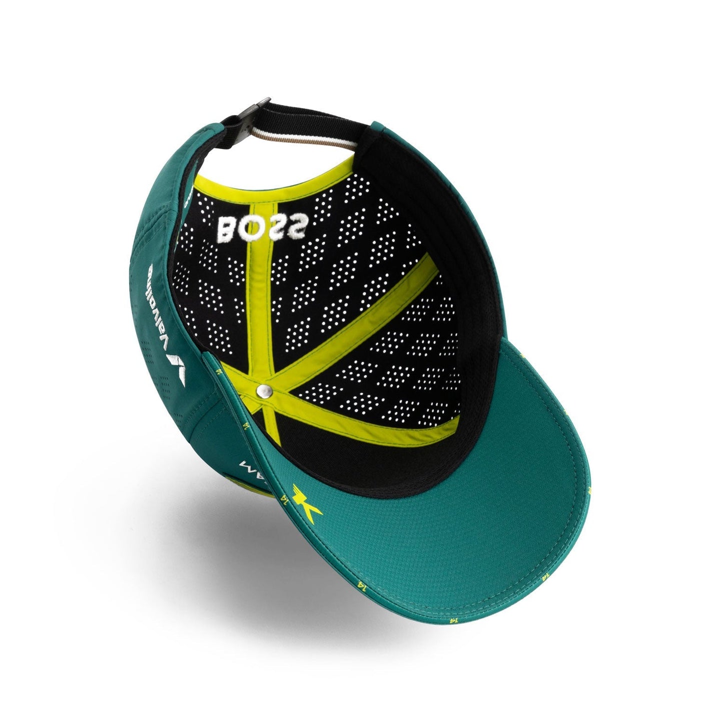 Aston Martin cap, team, Fernando Alonso, kids, green