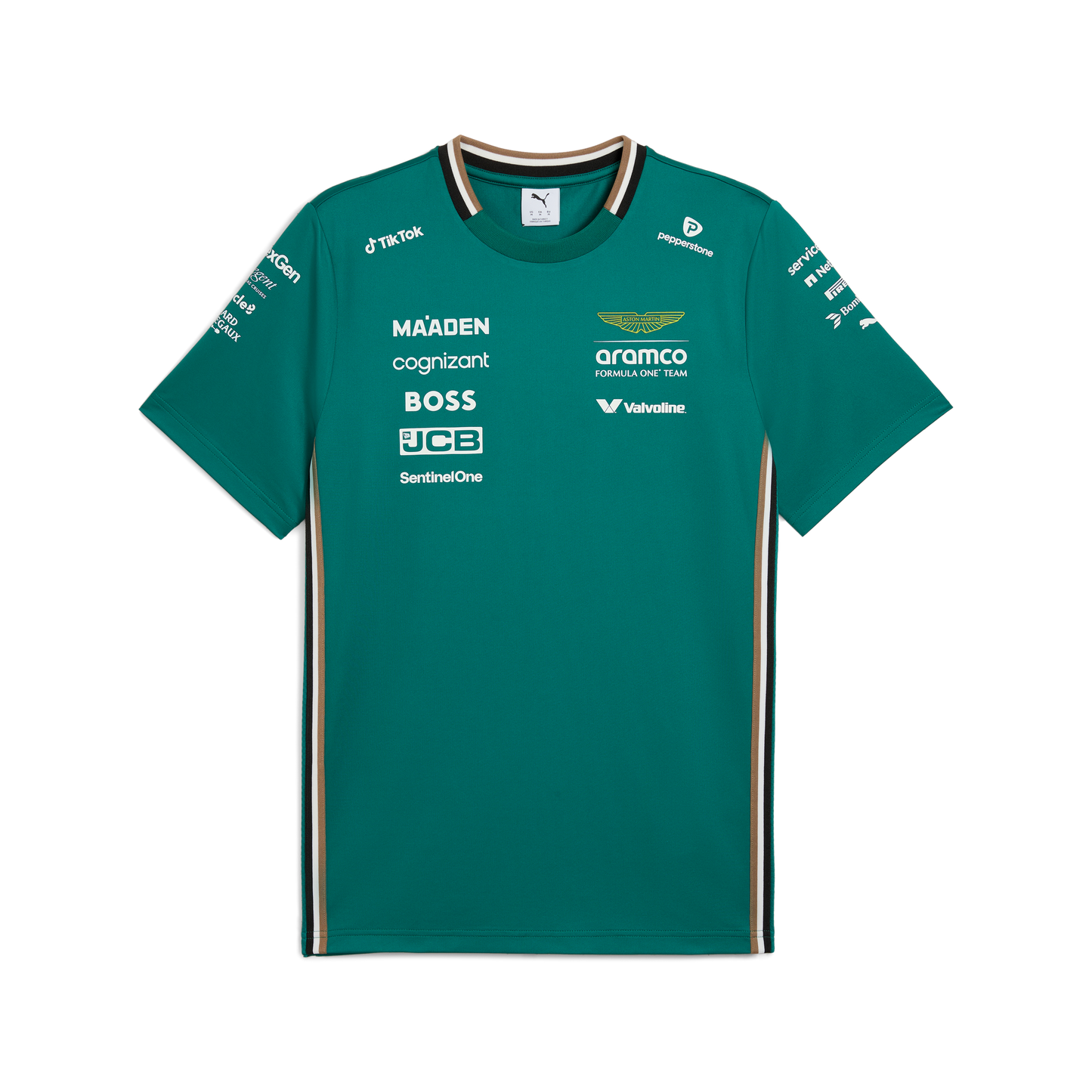 Aston Martin t-shirt, team, Puma, green