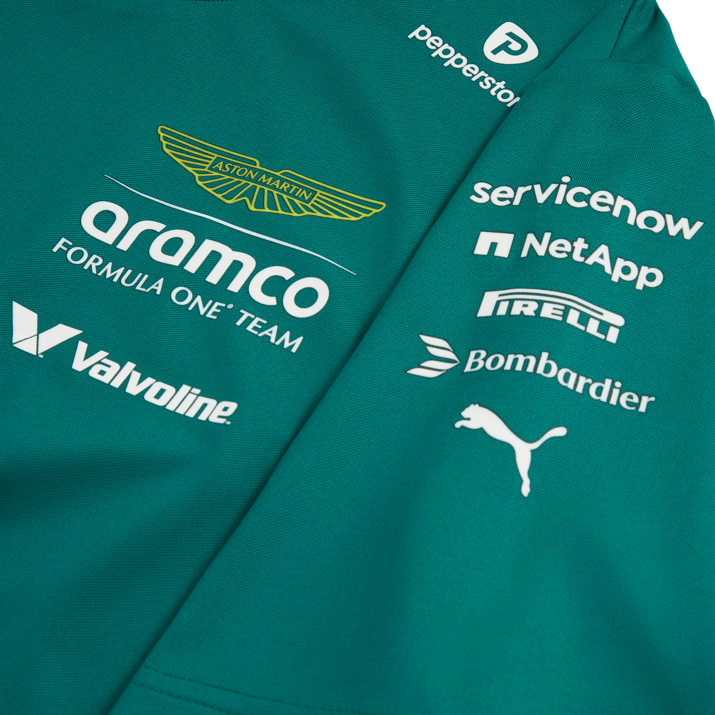 Aston Martin t-shirt, team, Puma, green