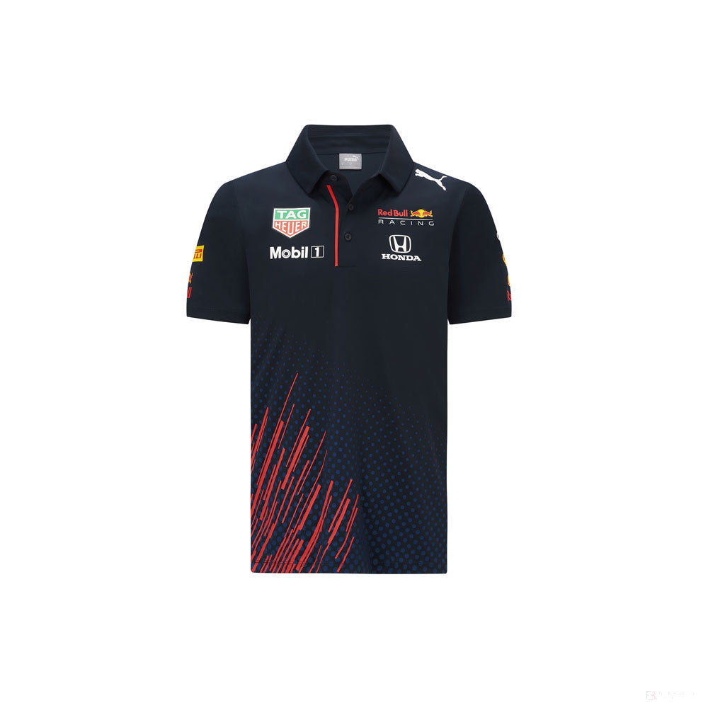 Red Bull Kids Polo, Puma Team, Blue, 2021