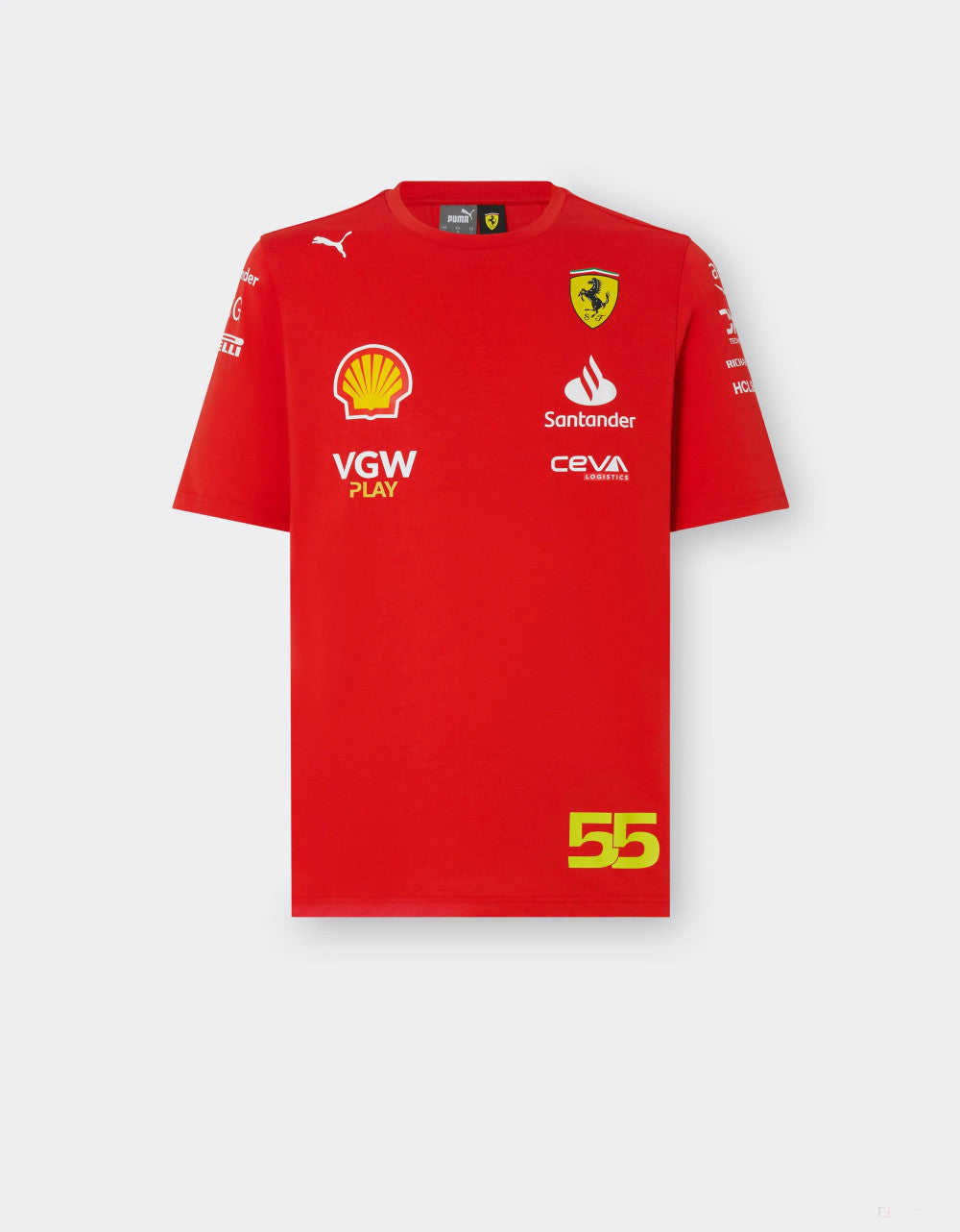 Ferrari t-shirt, Puma, Carlos Sainz, red