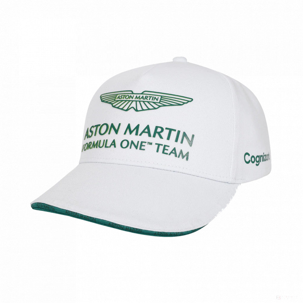 Aston Martin Baseball Cap, Team, Adult, White, 2022