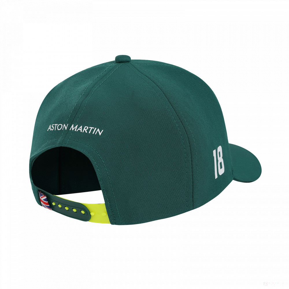 Aston Martin Lance Stroll Baseball Cap, Adult, Green, 2022
