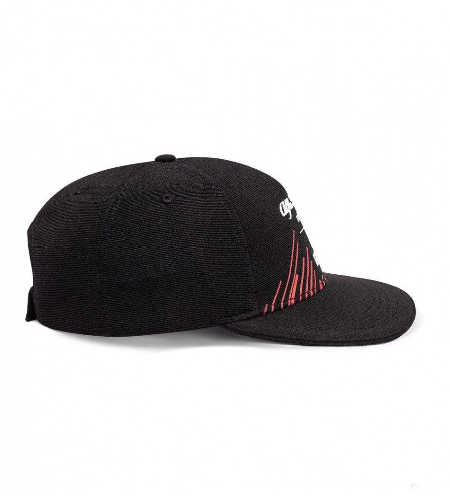 Alfa Romeo Flatbrim Cap, Team Adult, Black, 2022