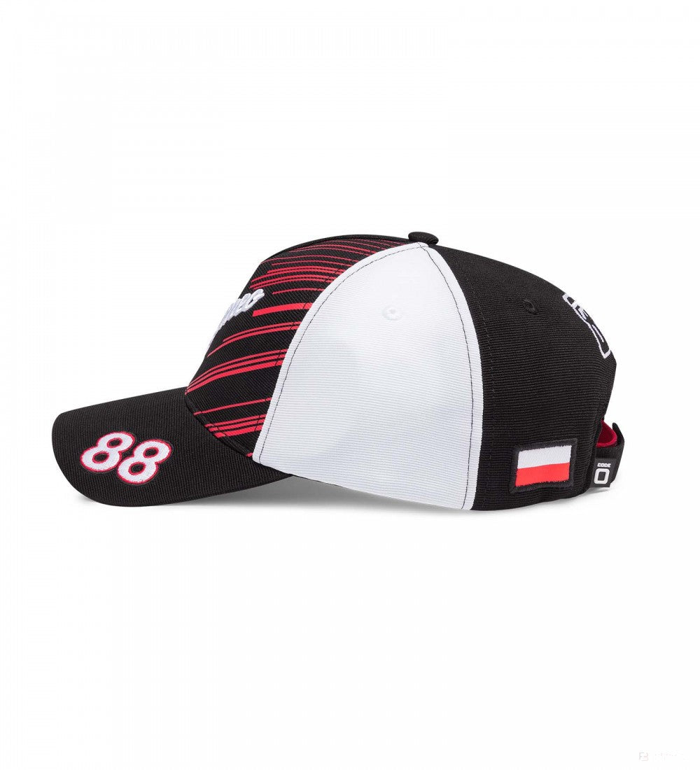 Alfa Romeo Baseball Cap, Robert Kubica Team, Adult, Black, 2022