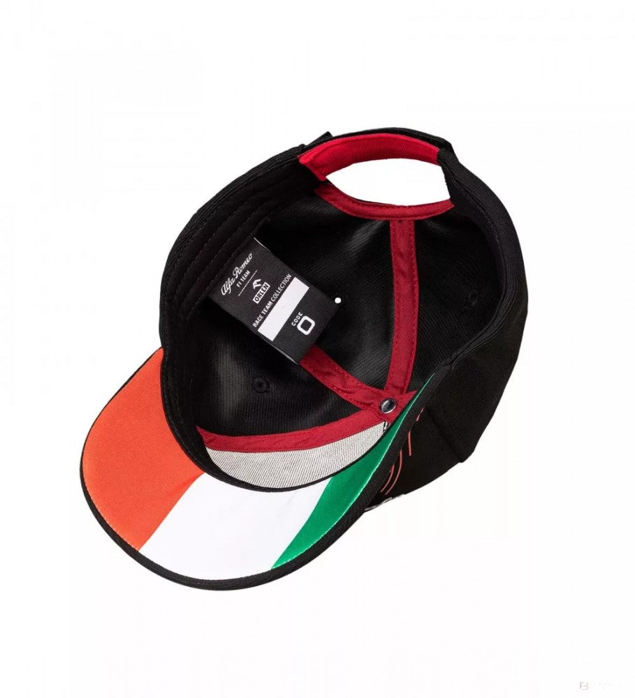 Alfa Romeo Baseball Cap, Italian GP, Adult, Black, 2022
