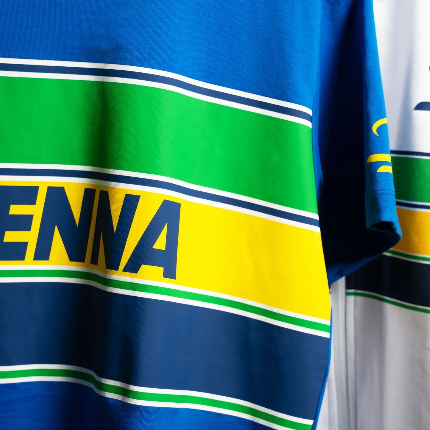 Ayrton Senna t-shirt, #SENNA, blue