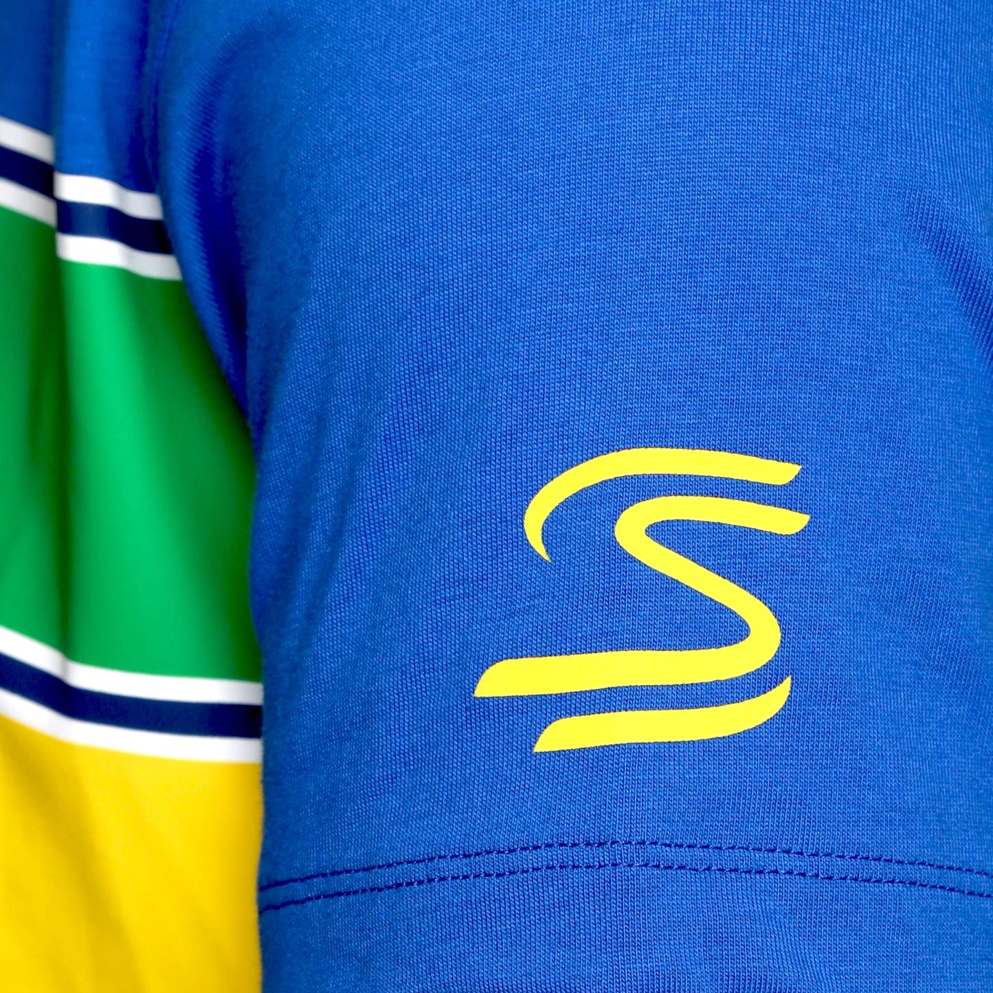 Ayrton Senna t-shirt, #SENNA, blue