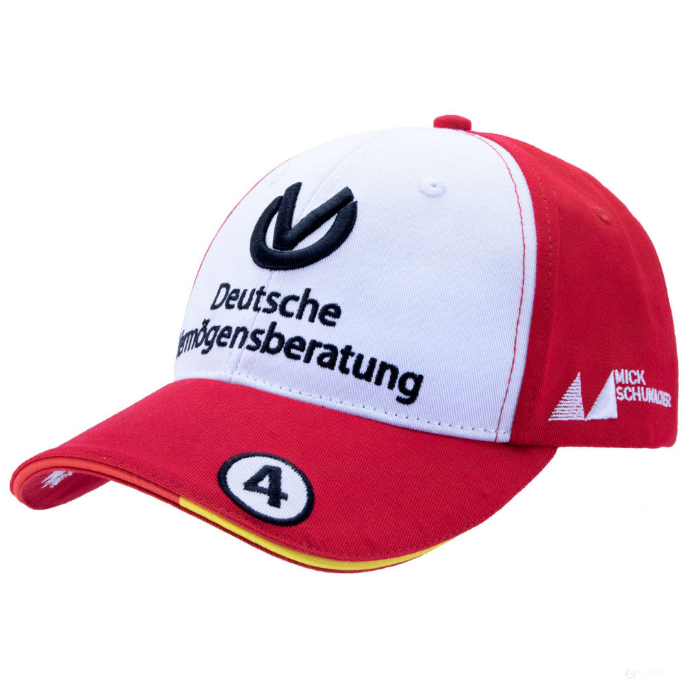 Mick Schumacher Baseball Cap, Adult, Red, 2018
