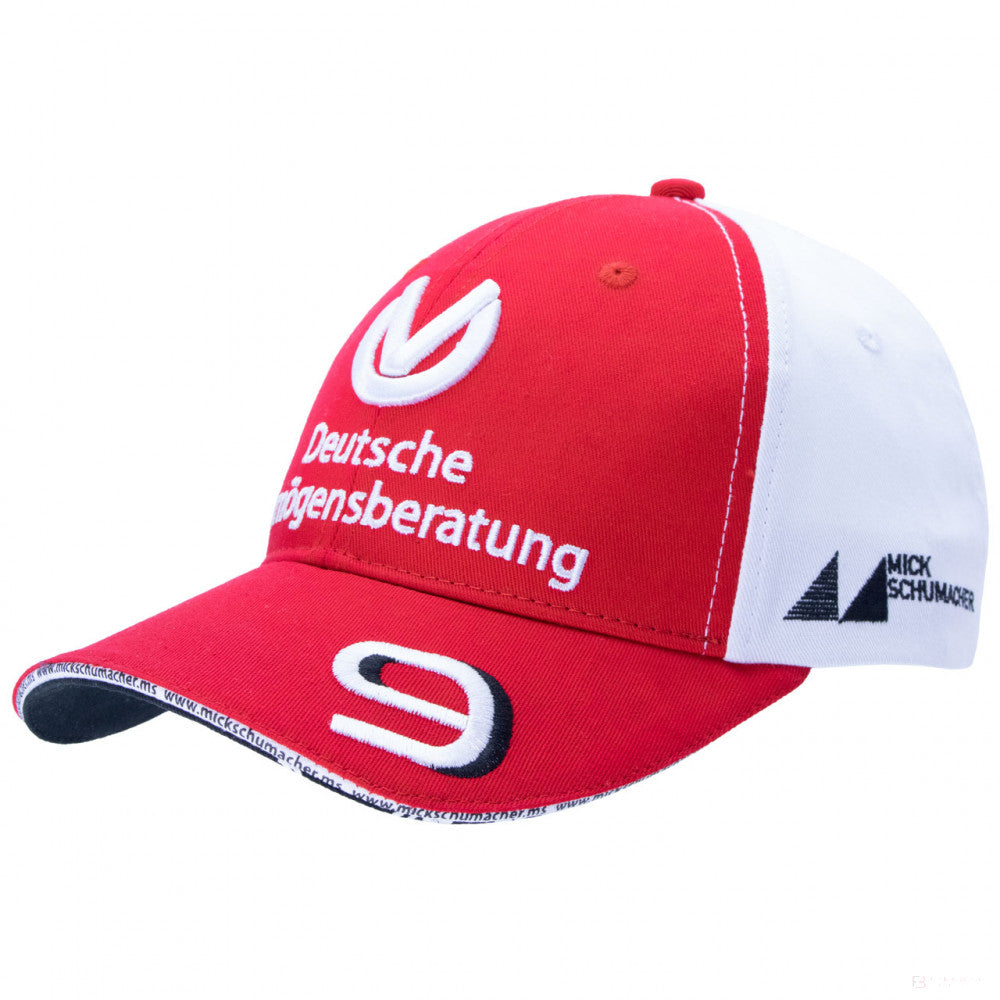 Mick Schumacher Baseball Cap, Adult, Red, 2019