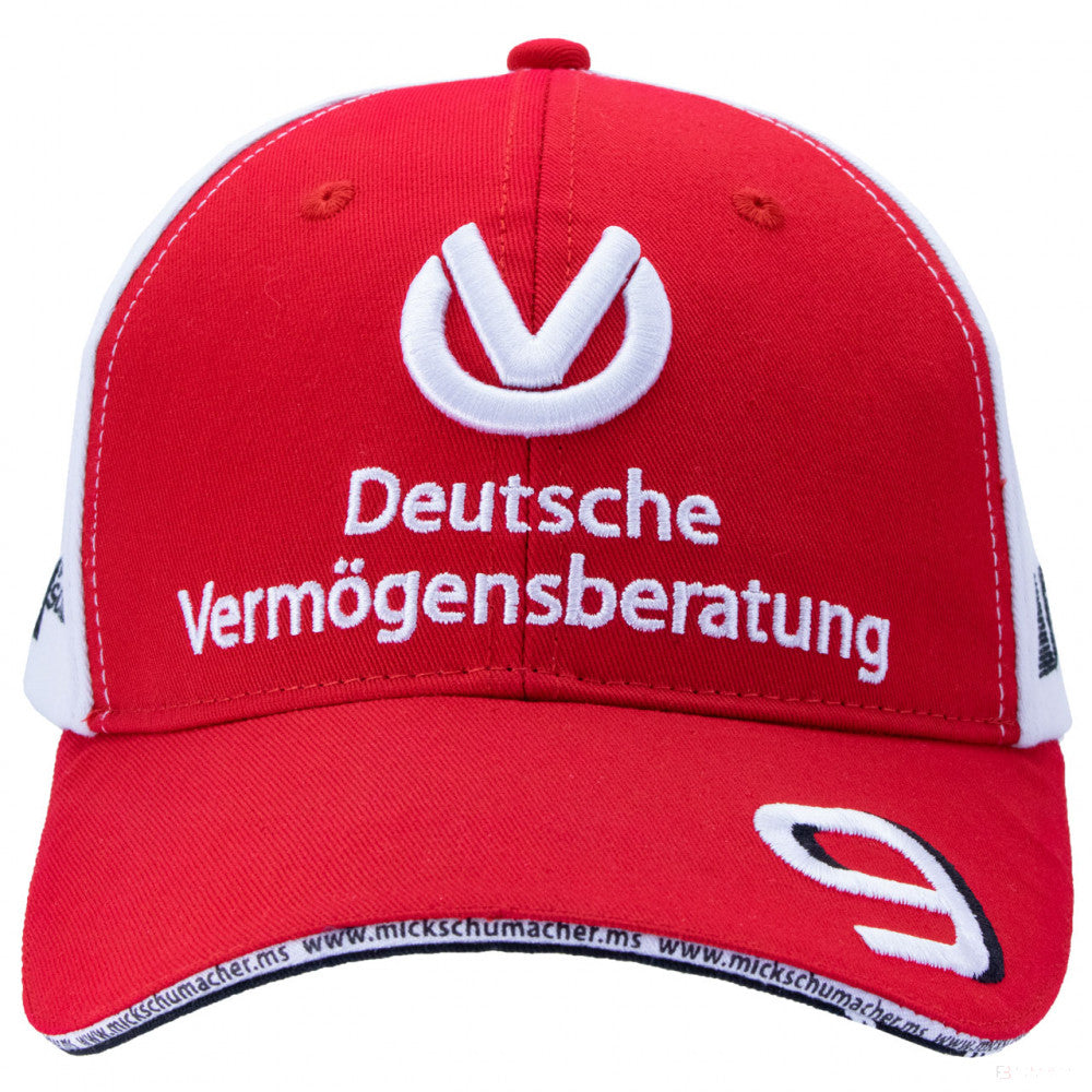 Mick Schumacher Baseball Cap, Adult, Red, 2019