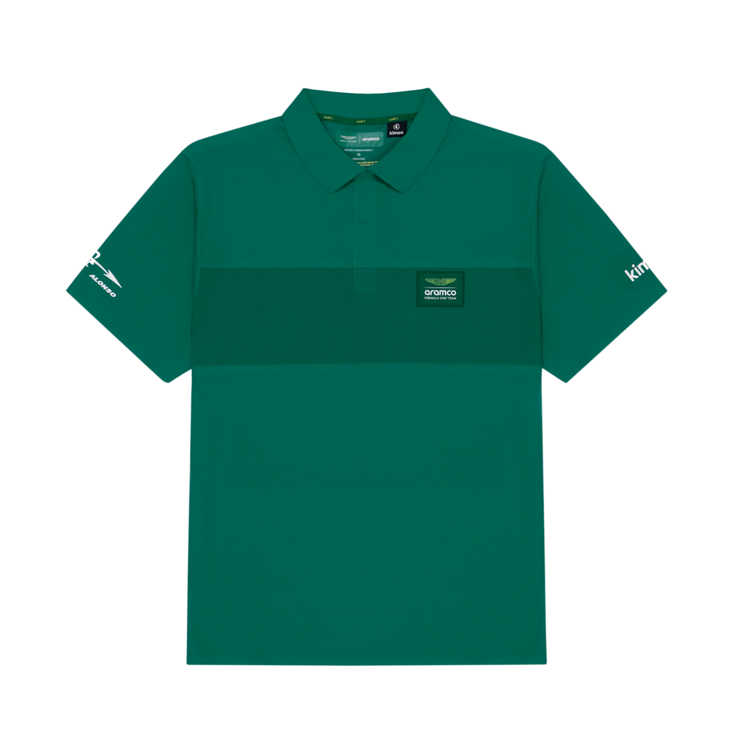 Fernando Alonso polo, Kimoa, minimal, green, 2024
