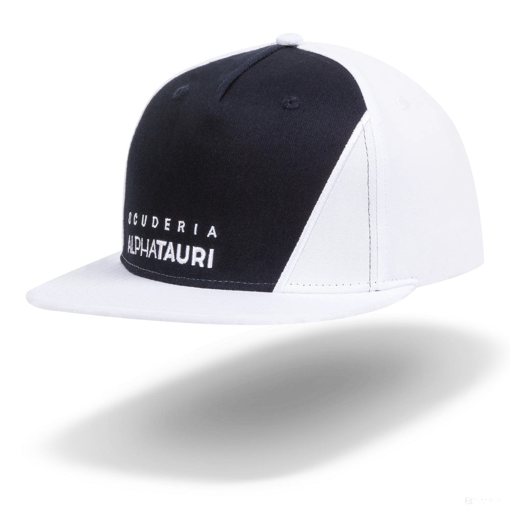 Alpha Tauri Flatbrim Cap, Team, Adult, White, 2021