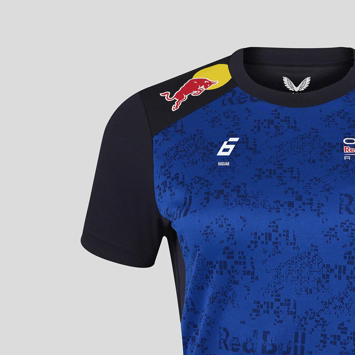 Red Bull t-shirt, team, Isack Hadjar, womens, blue