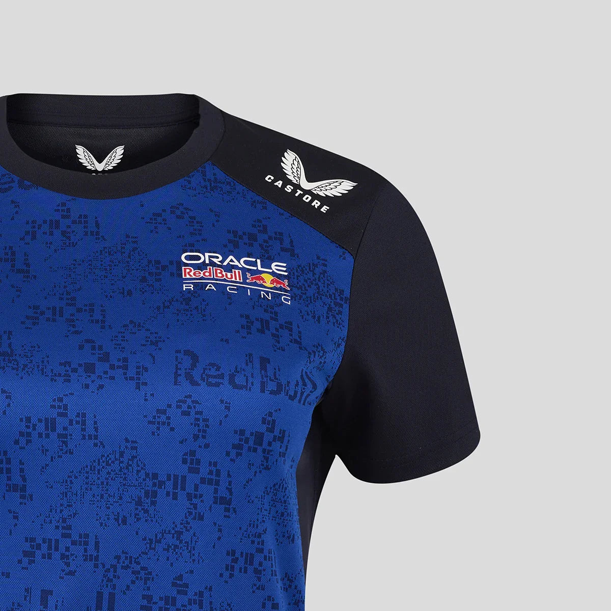 Red Bull t-shirt, team, Isack Hadjar, womens, blue