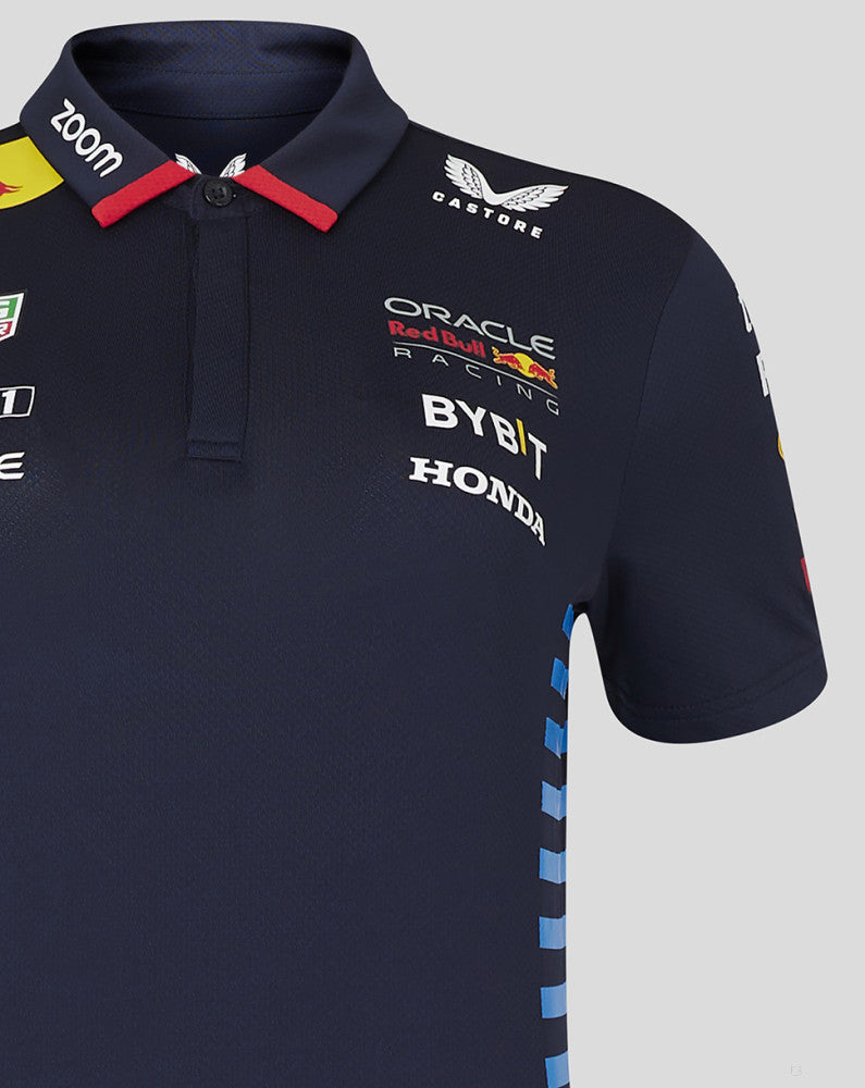 Red Bull polo, Castore, team, women, blue, 2024