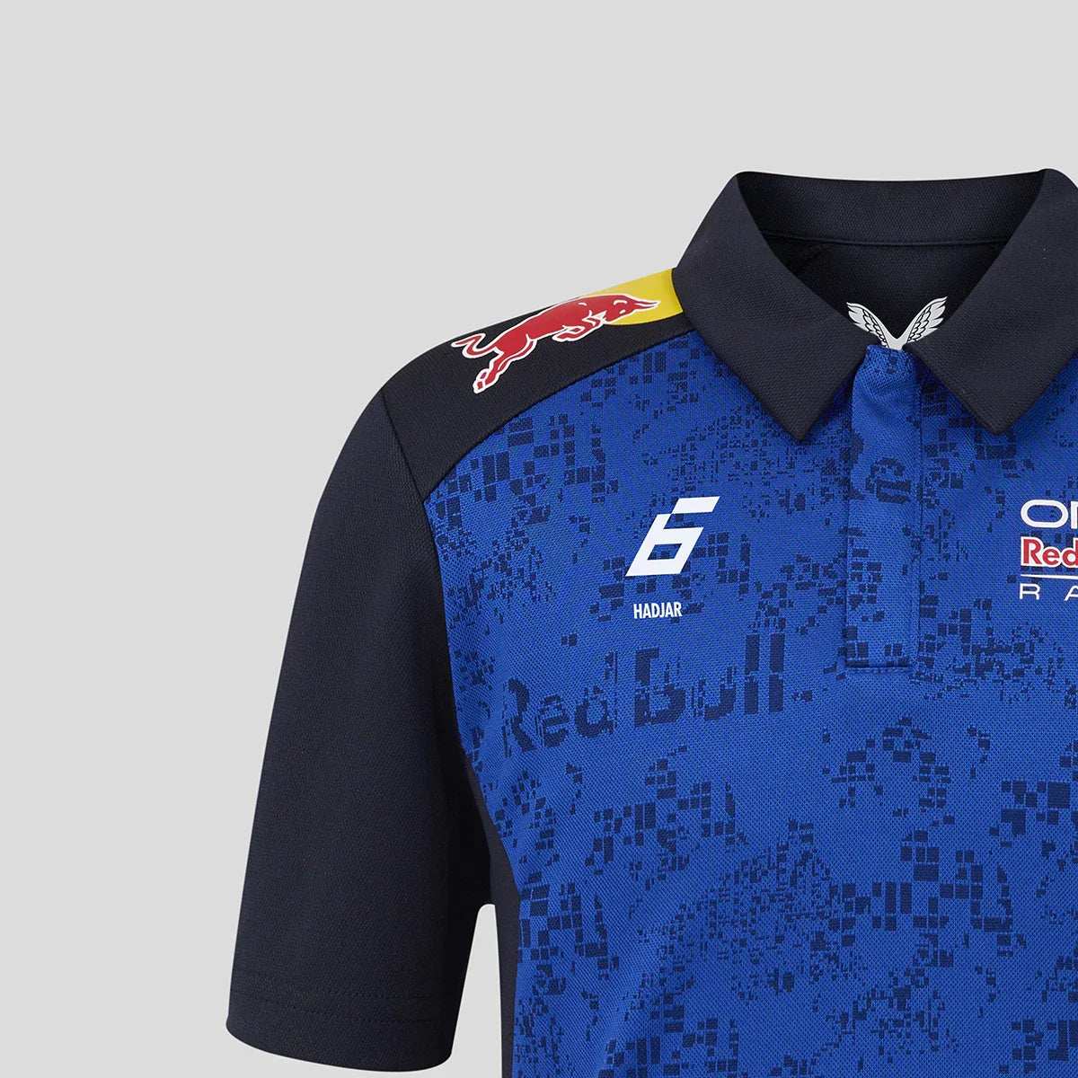Red Bull polo, team, Isack Hadjar, kids, blue