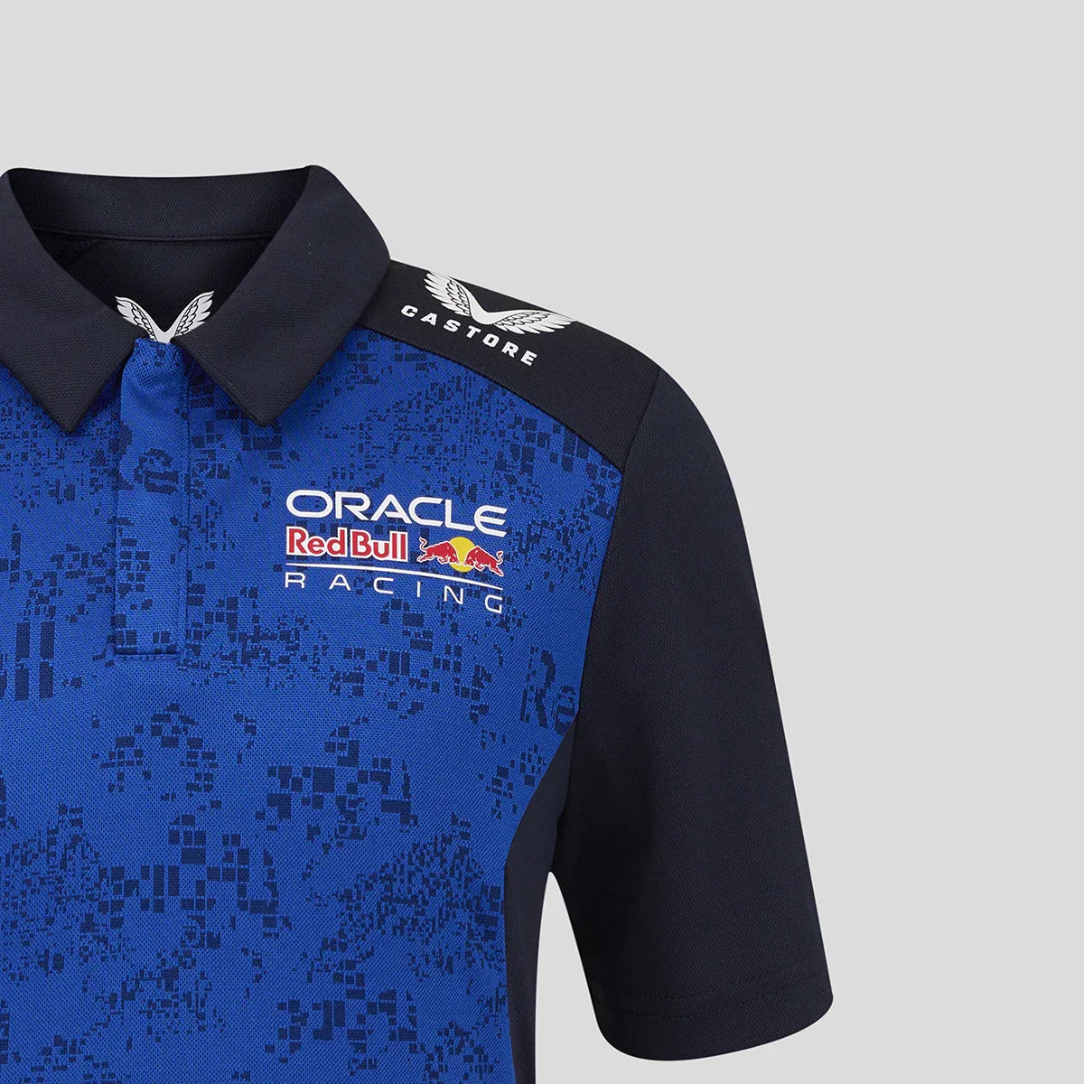 Red Bull polo, team, Isack Hadjar, kids, blue
