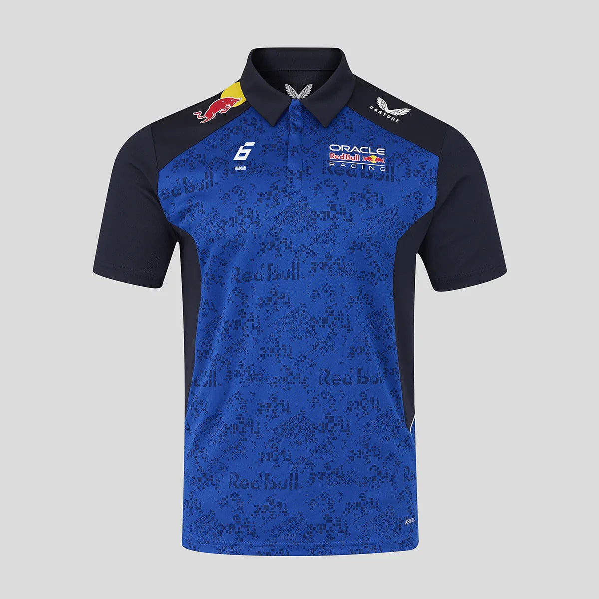 Red Bull polo, team, Isack Hadjar, blue