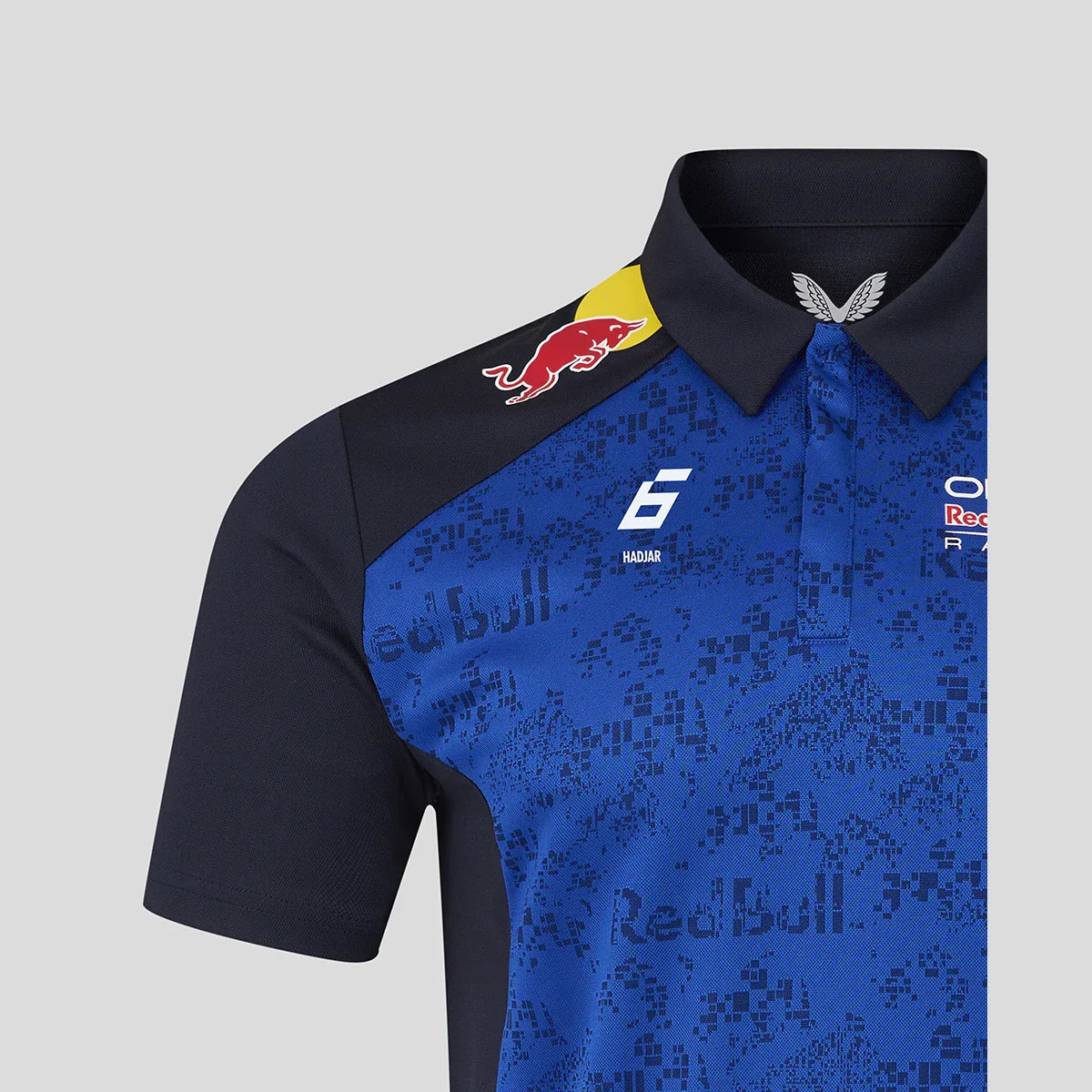 Red Bull polo, team, Isack Hadjar, blue
