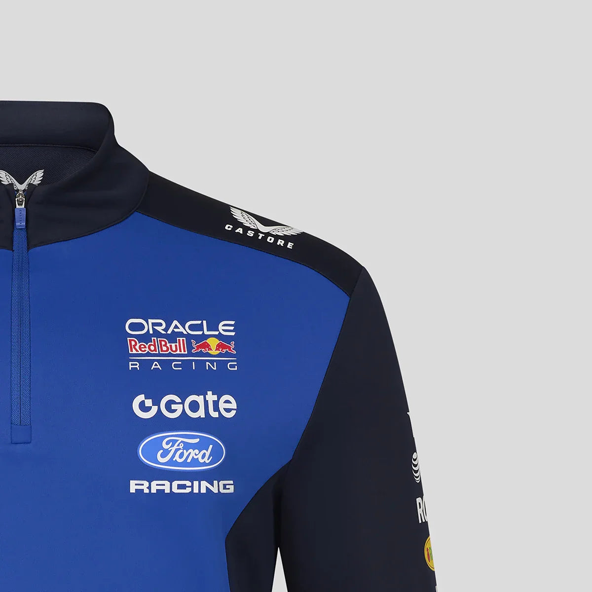 Red Bull sweatshirt, team, quarter zip, blue