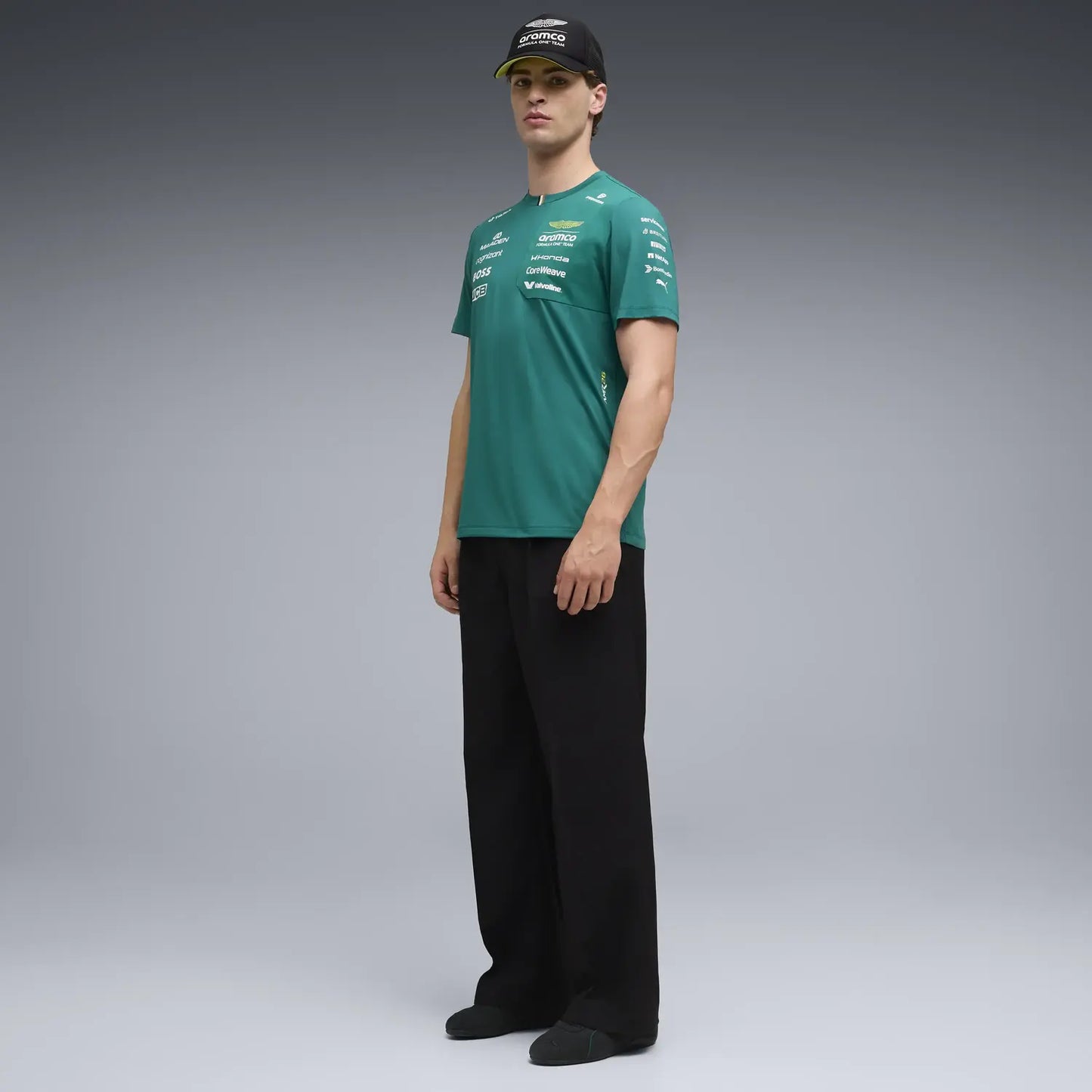Aston Martin t-shirt, team, green, 2026