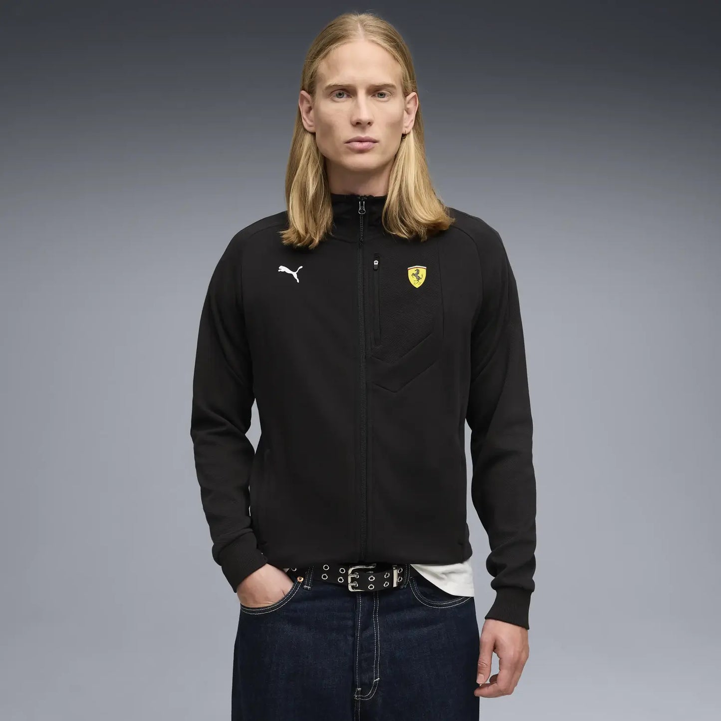 Ferrari hoodie, Pm1, black