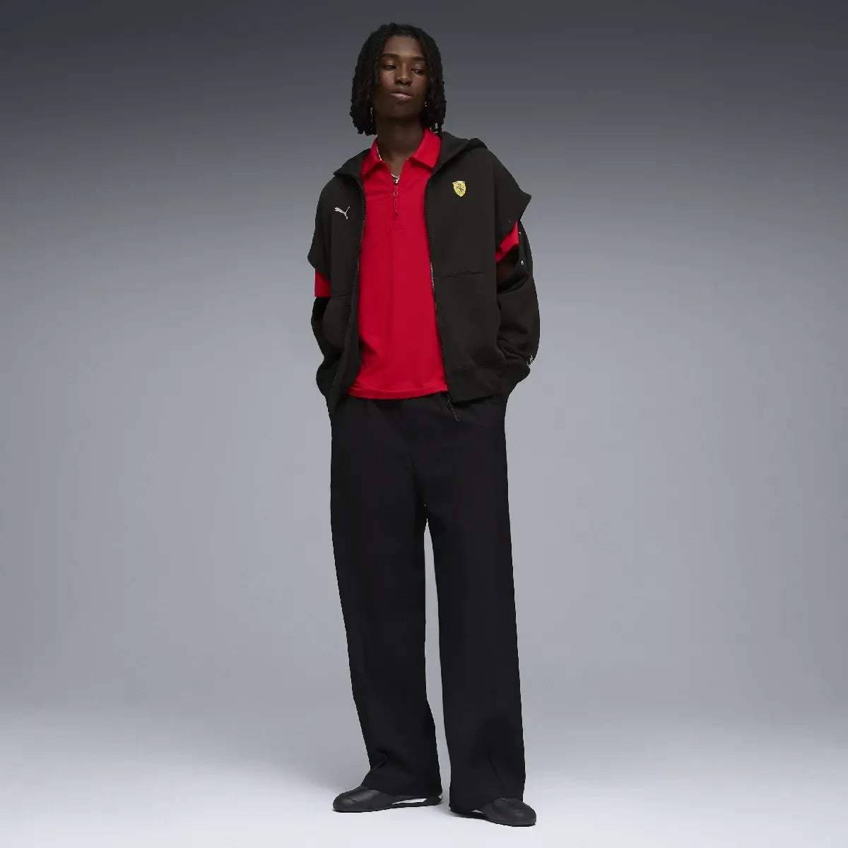 Ferrari polo, cloudspun, red