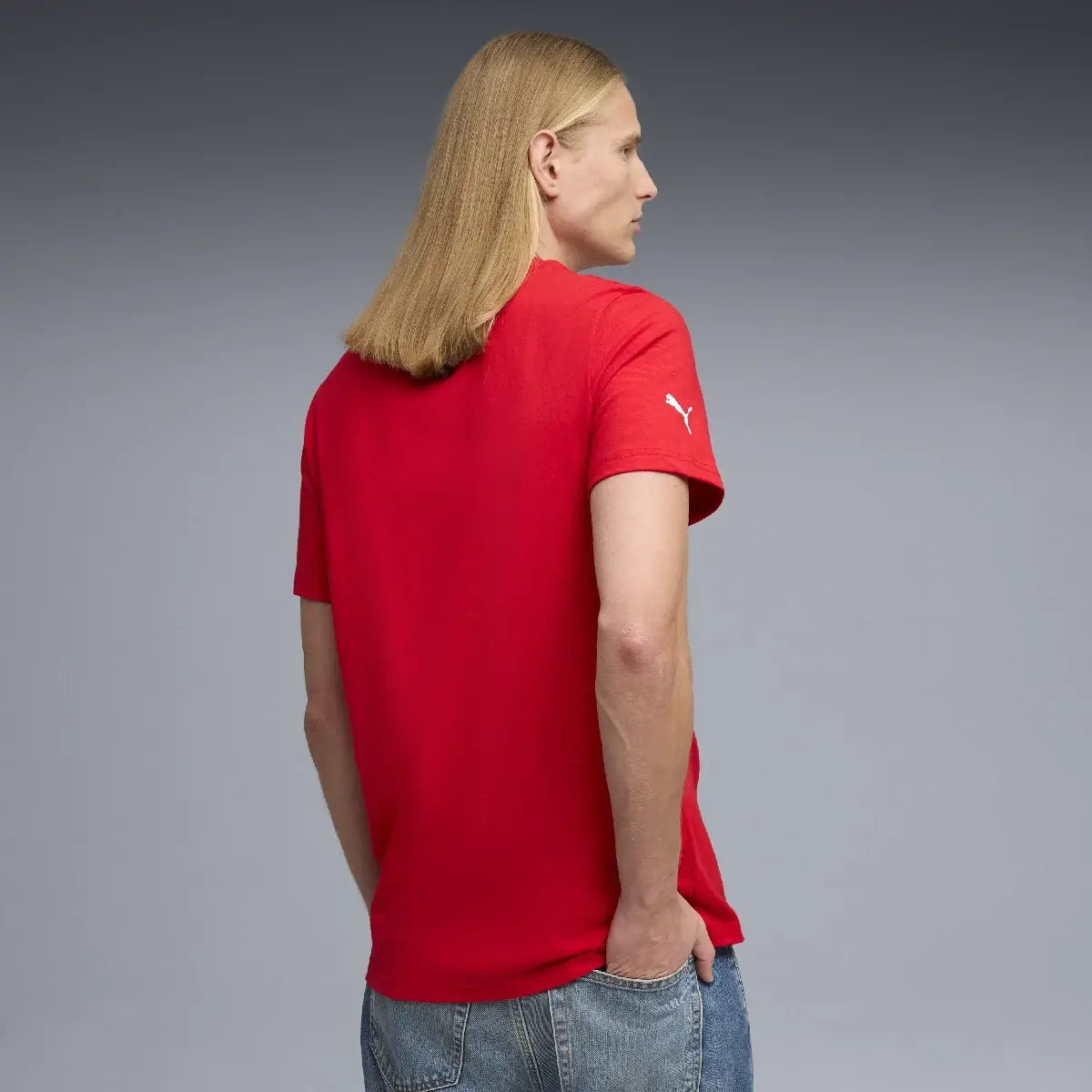 Ferrari t-shirt, colored shield, red