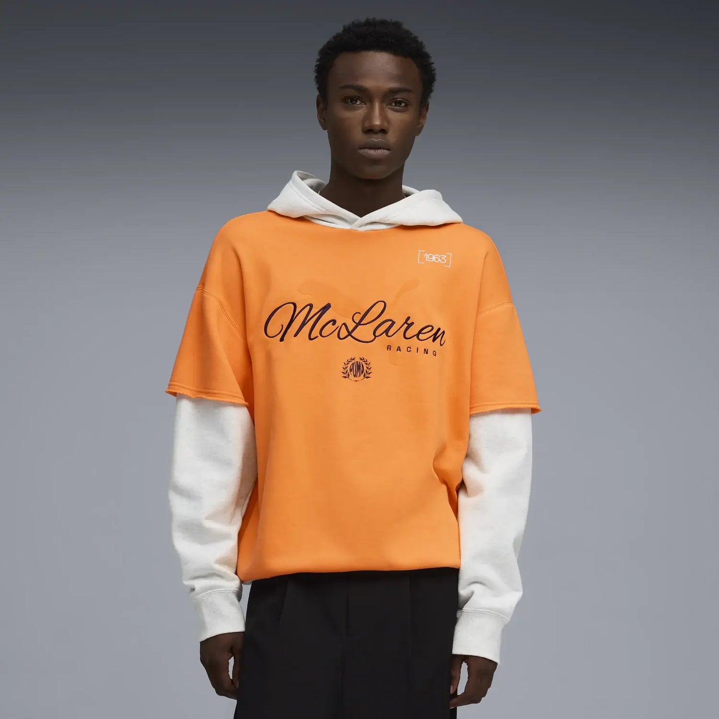 McLaren hoodie, papaya