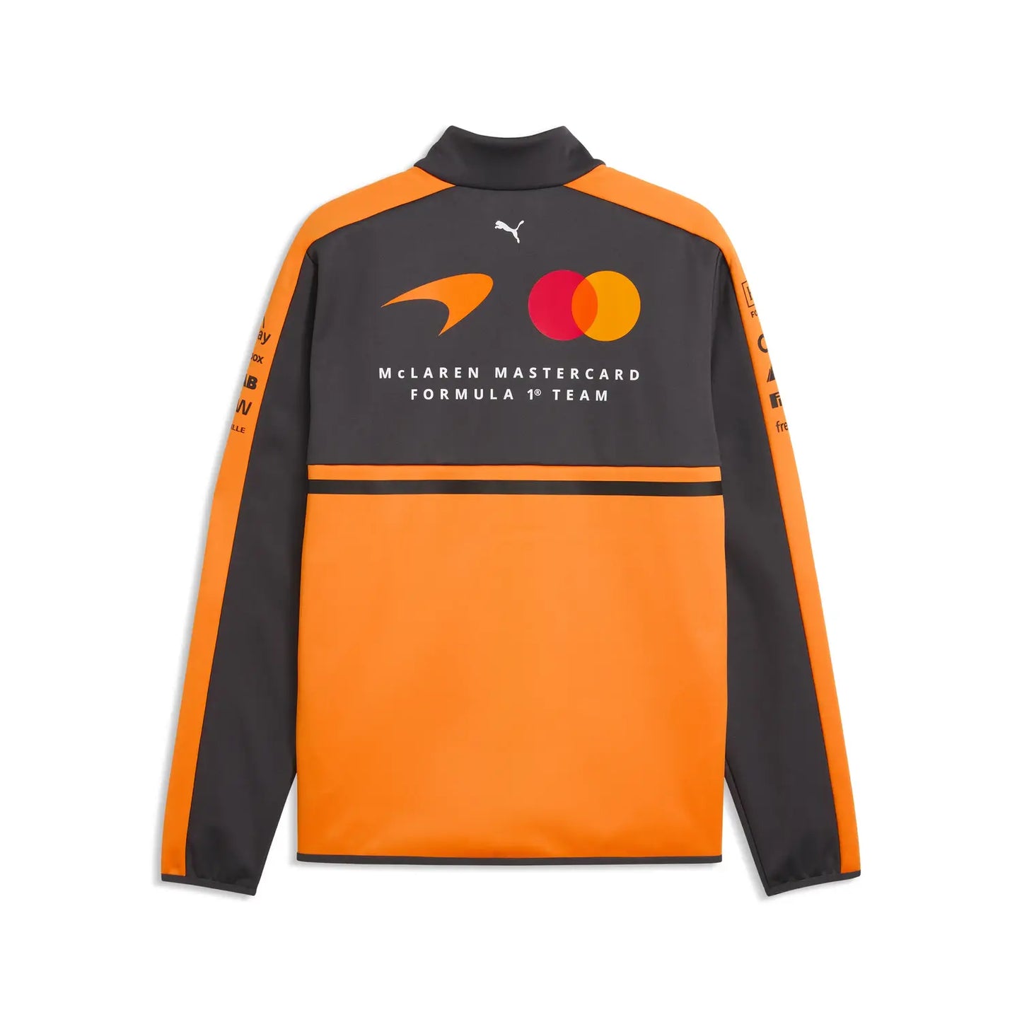 McLaren jacket, softshell, team, papaya, 2026