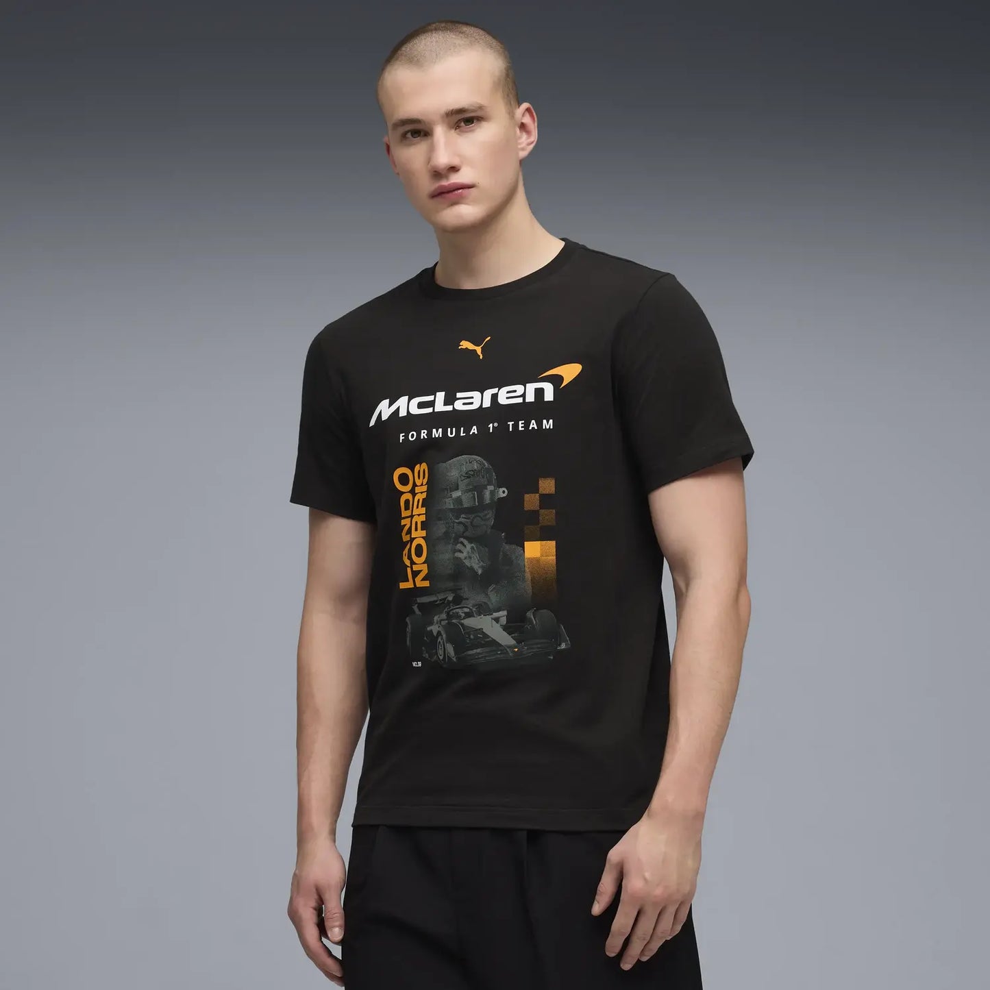 McLaren t-shirt, Lando Norris graphic, black