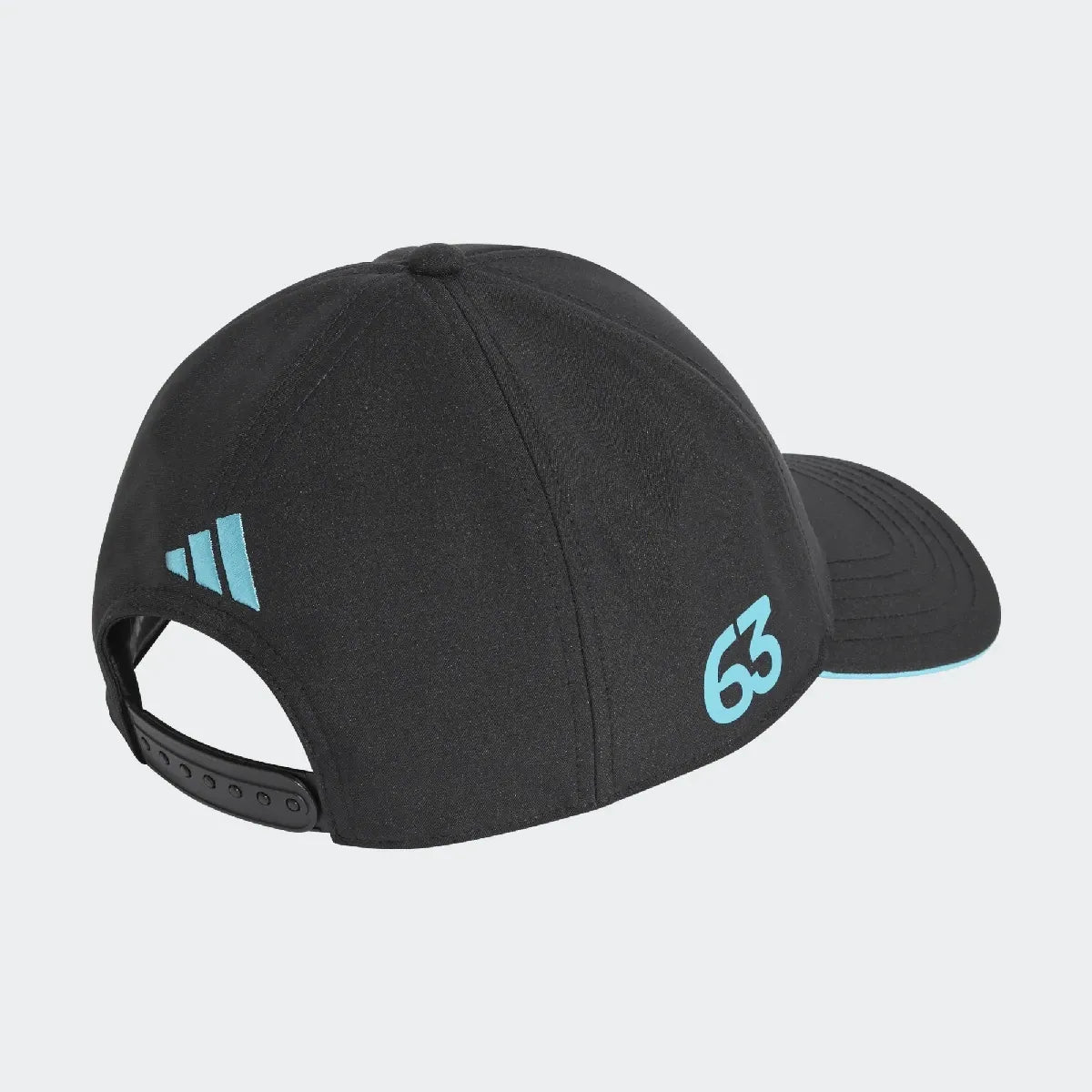 Mercedes cap, team, adidas, George Russell, black