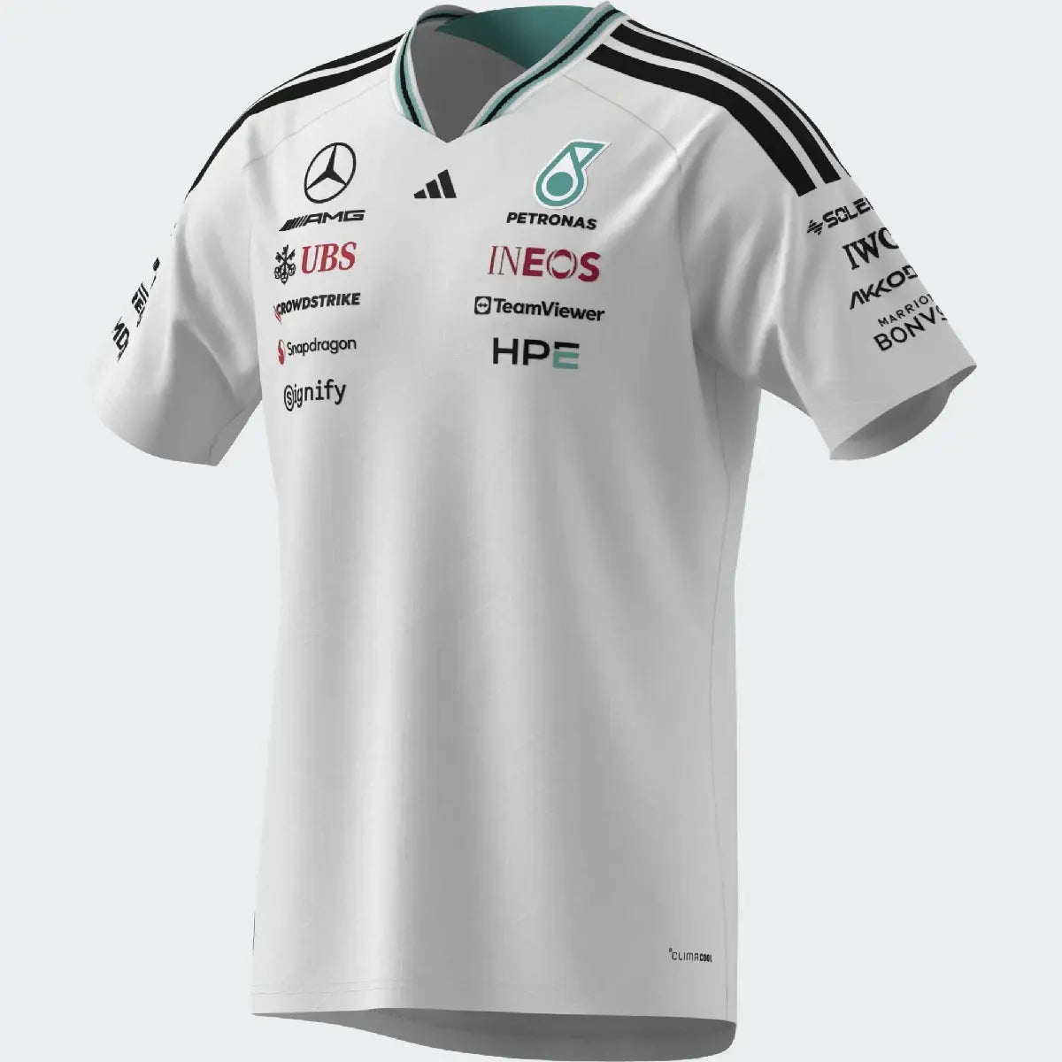 Mercedes Jersey, team, adidas, white