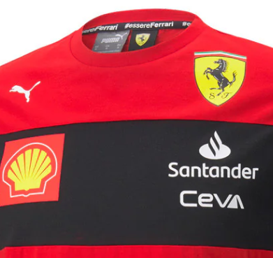 Puma Ferrari Kids T-Shirt, Red, 2022
