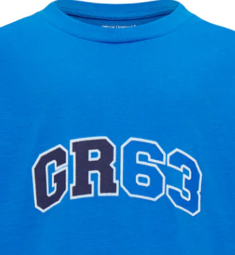Mercedes Kids George Russell Logo Tee, Blue
