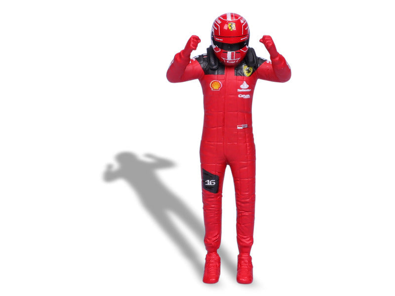 Ferrari model car, SF-23, Charles Leclerc, 1:24, bburago, with pilot